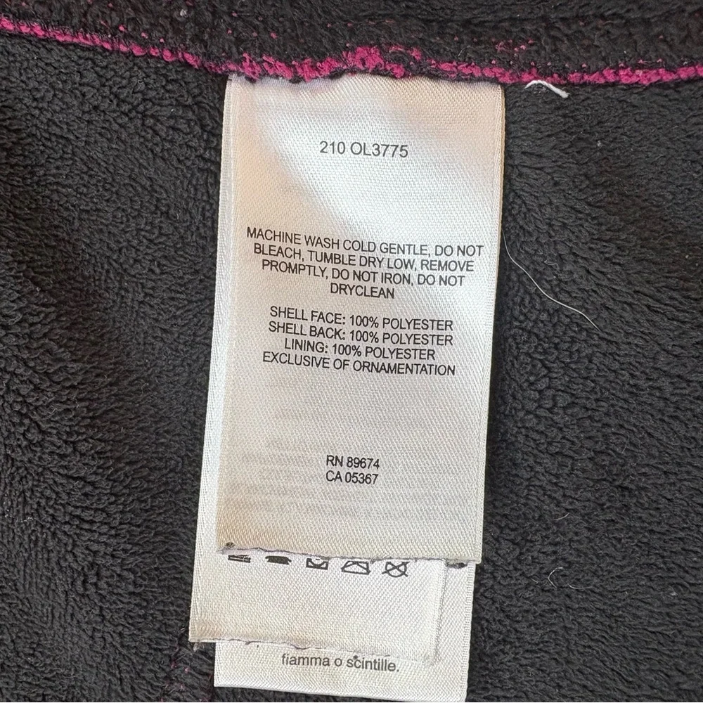 Mountain Hardware Full Zip Fleece Jacket Womens Sz S Magenta Coat - Picture 7 of 10